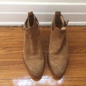 Rag & Bone Camel Suede Sullivan Booties 38.5